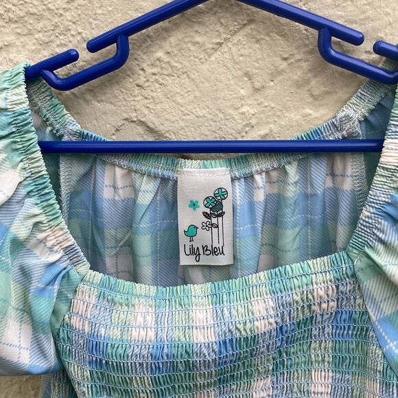 Girls smocked top SZ 10 - Picture 2 of 4